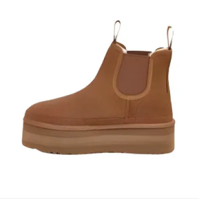 Thick-Soled Elastic Chelsea Ankle Boots 1134526 01