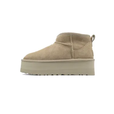 Thick-Soled Low-Top Warm Snow Boots Khaki 1135092 01