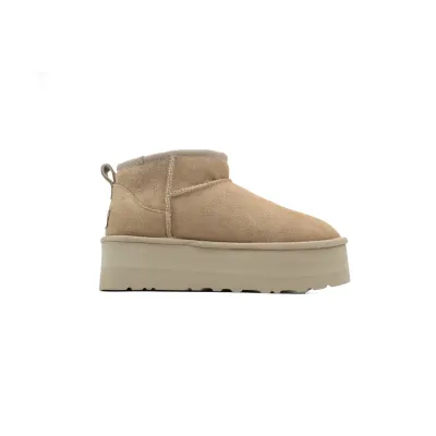 Thick-Soled Low-Top Warm Snow Boots Khaki 1135092 02