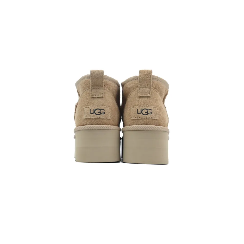 Thick-Soled Low-Top Warm Snow Boots Khaki 1135092
