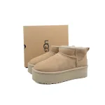 Thick-Soled Low-Top Warm Snow Boots Khaki 1135092