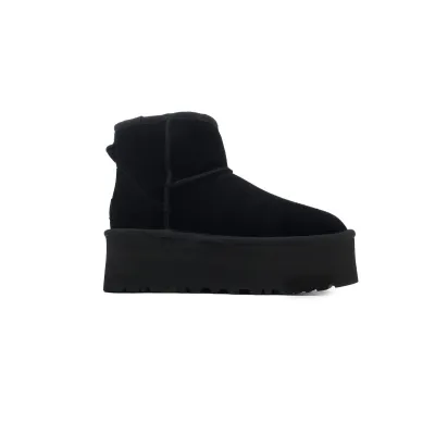 Thick-Soled Mid-Tube Warm Snow Boots Black 1134991 02
