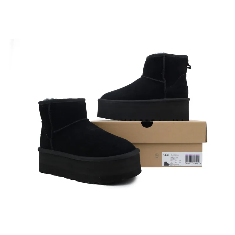 Thick-Soled Mid-Tube Warm Snow Boots Black 1134991