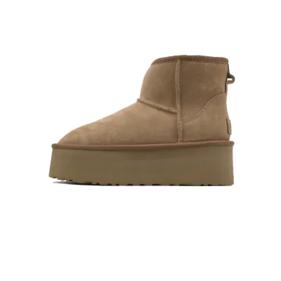 Thick-Soled Mid-Tube Warm Snow Boots Brown 1134991 01