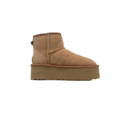Thick-Soled Mid-Tube Warm Snow Boots Brown 1134991 02