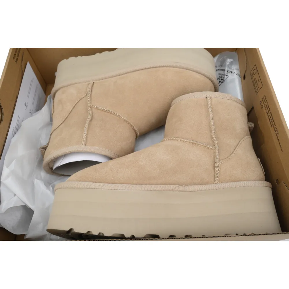 Thick-Soled Mid-Tube Warm Snow Boots Khaki 1134991