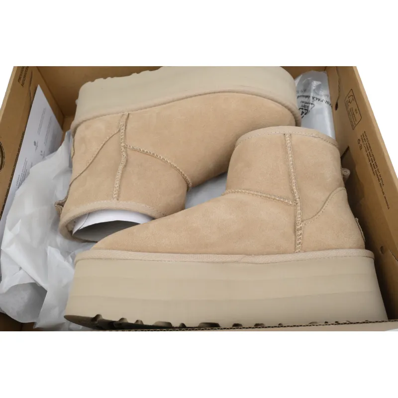 Thick-Soled Mid-Tube Warm Snow Boots Khaki 1134991