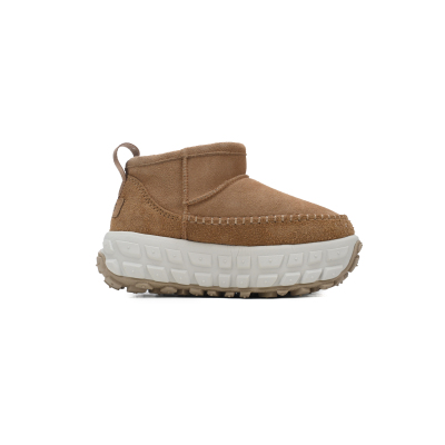 Thick-soled Short-Tube Snow Boots Brown 1164730 02