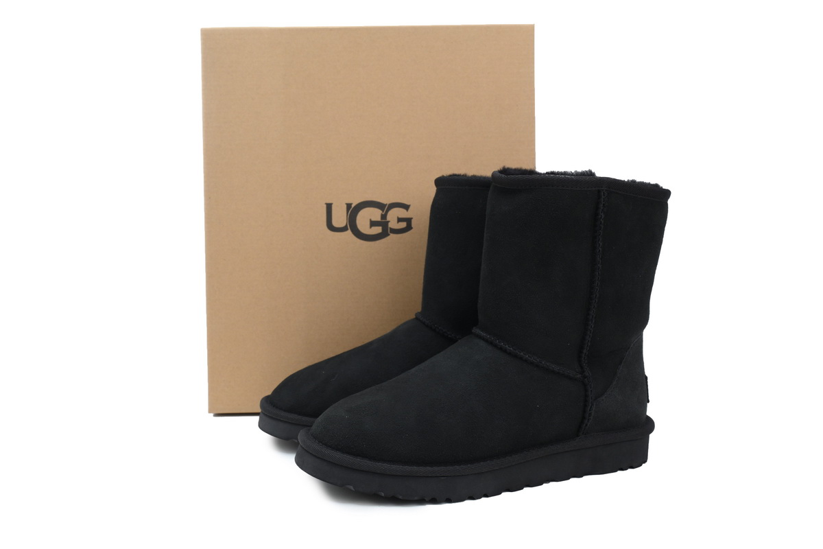 Warm High-top Snow Boots Classic Short Black 1016223