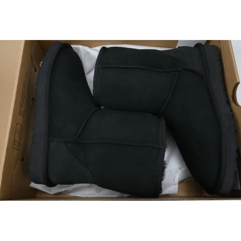 Warm High-top Snow Boots Classic Short Black 1016223