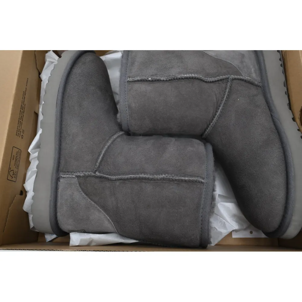 Warm High-top Snow Boots Classic Short Grey 1016223