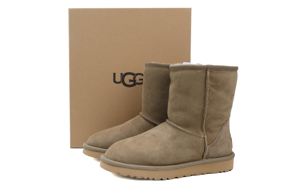 Warm High-top Snow Boots Classic Short Khaki 1016223