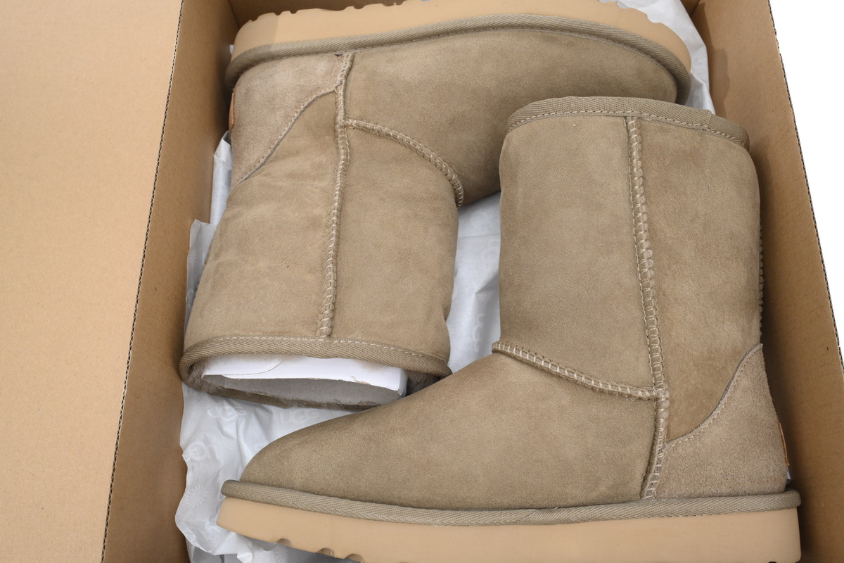 Warm High-top Snow Boots Classic Short Khaki 1016223