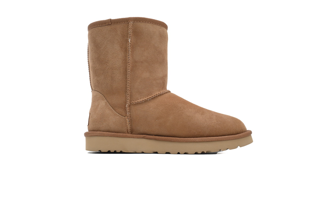 Warm High-top Snow Boots Classic Short Maroon Brown 1016223
