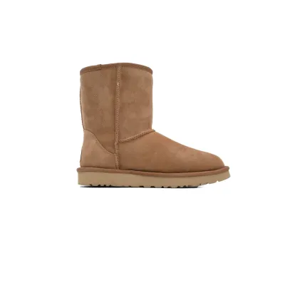 Warm High-top Snow Boots Classic Short Maroon Brown 1016223 02