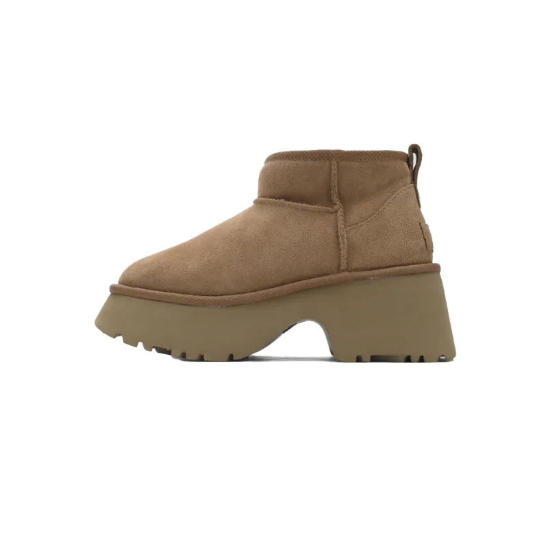 Warm Thick-Soled Low-Top Fisherman Boots Brown 1158311