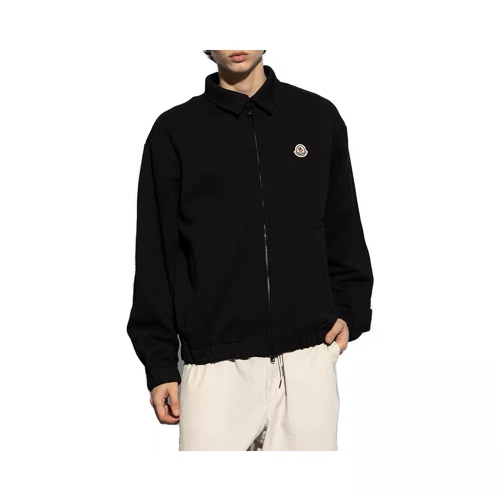 Moncler Grain Fleece Jacket Black