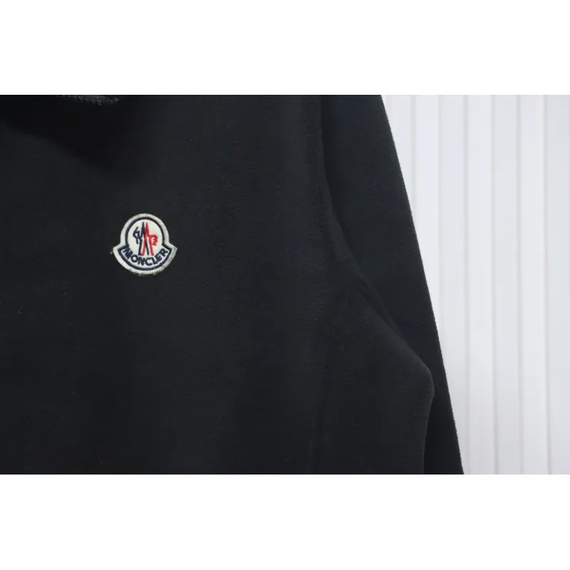 Moncler Grain Fleece Jacket Black