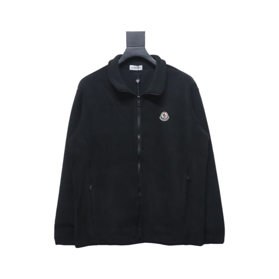 Moncler Grain Fleece Jacket Black