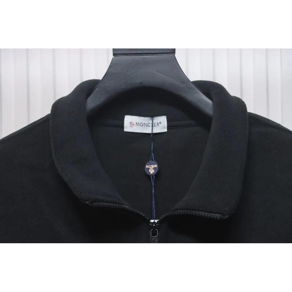 Moncler Grain Fleece Jacket Black