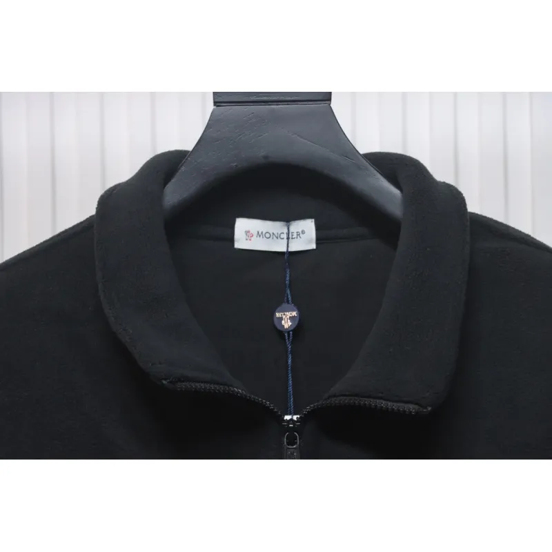 Moncler Grain Fleece Jacket Black