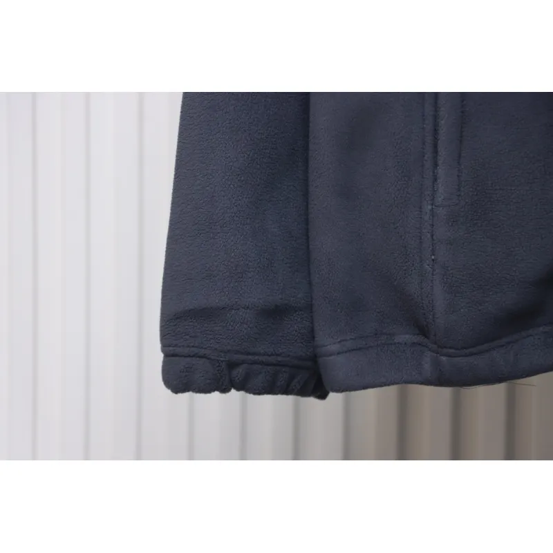 Moncler Grain Fleece Jacket Dark Blue