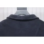 Moncler Grain Fleece Jacket Dark Blue