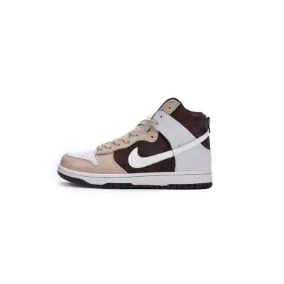 Nike Dunk High Light Chocolate DH5348-100 01