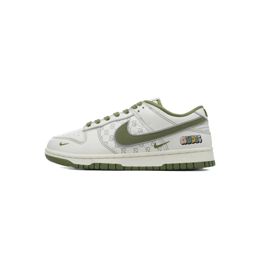 Nike Dunk Low Beige And Light Grass Green KK1888-006