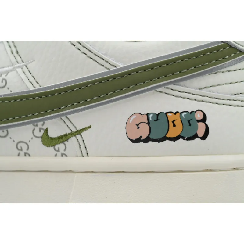 Nike Dunk Low Beige And Light Grass Green KK1888-006