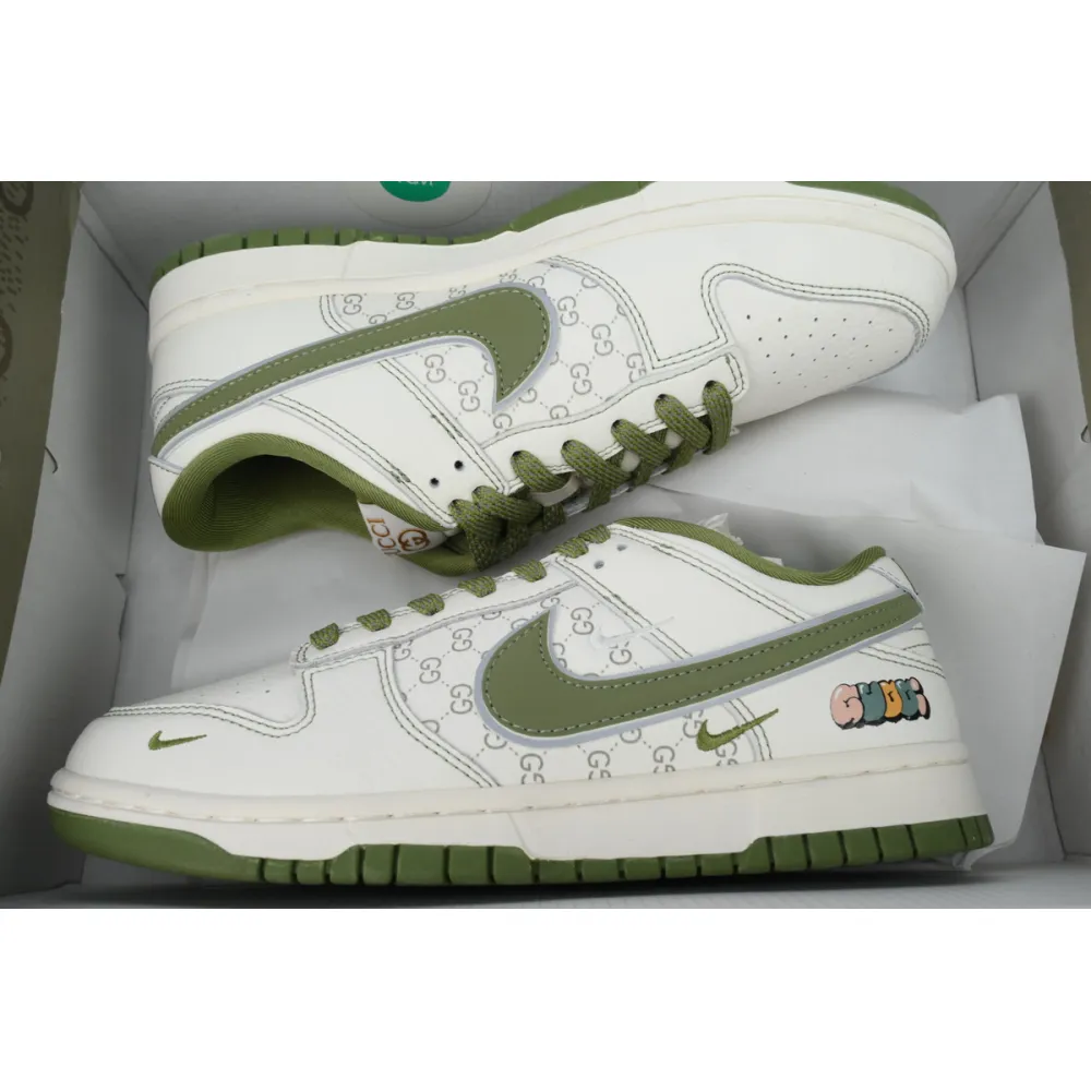Nike Dunk Low Beige And Light Grass Green KK1888-006