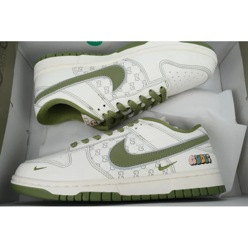 Nike Dunk Low Beige And Light Grass Green KK1888-006