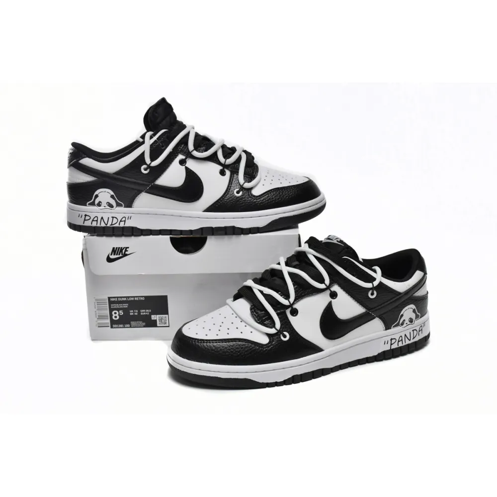 Nike Dunk Low PandaStrap DD1391-100