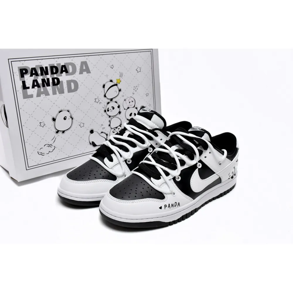 Nike Dunk Low Sail Panda SplCing DD1391-100