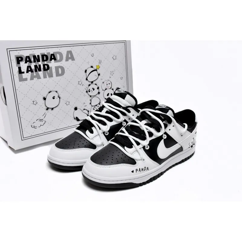 Nike Dunk Low Sail Panda SplCing DD1391-100