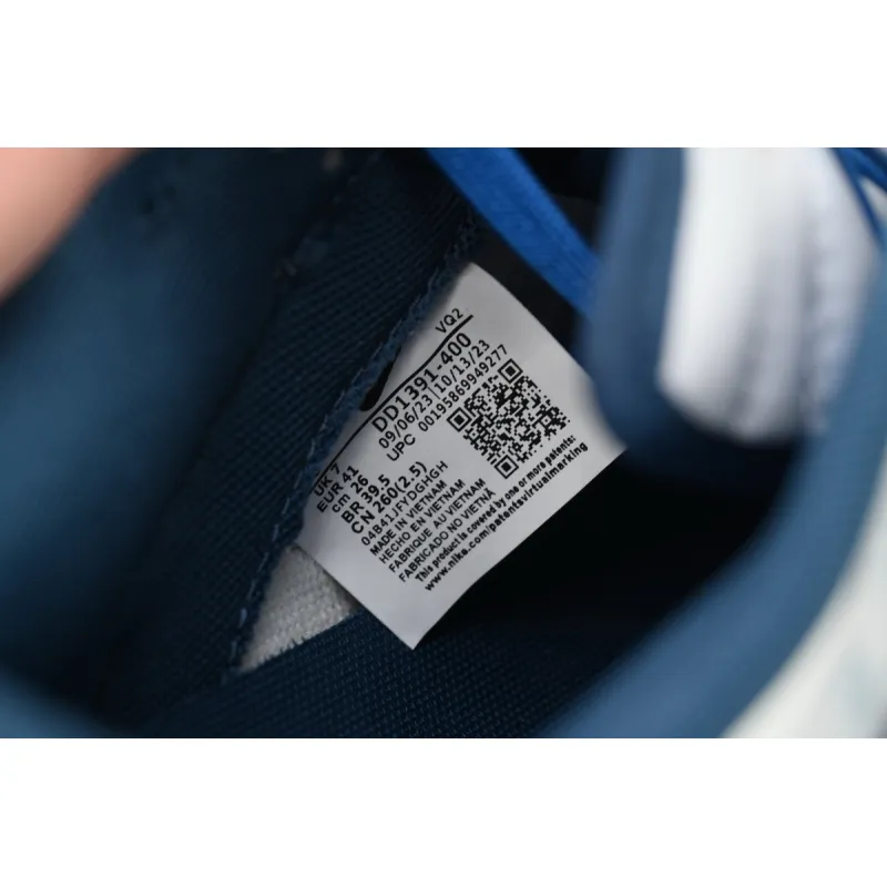 Nike Dunk Low Silver Sea Blue Dragon DD1391-400