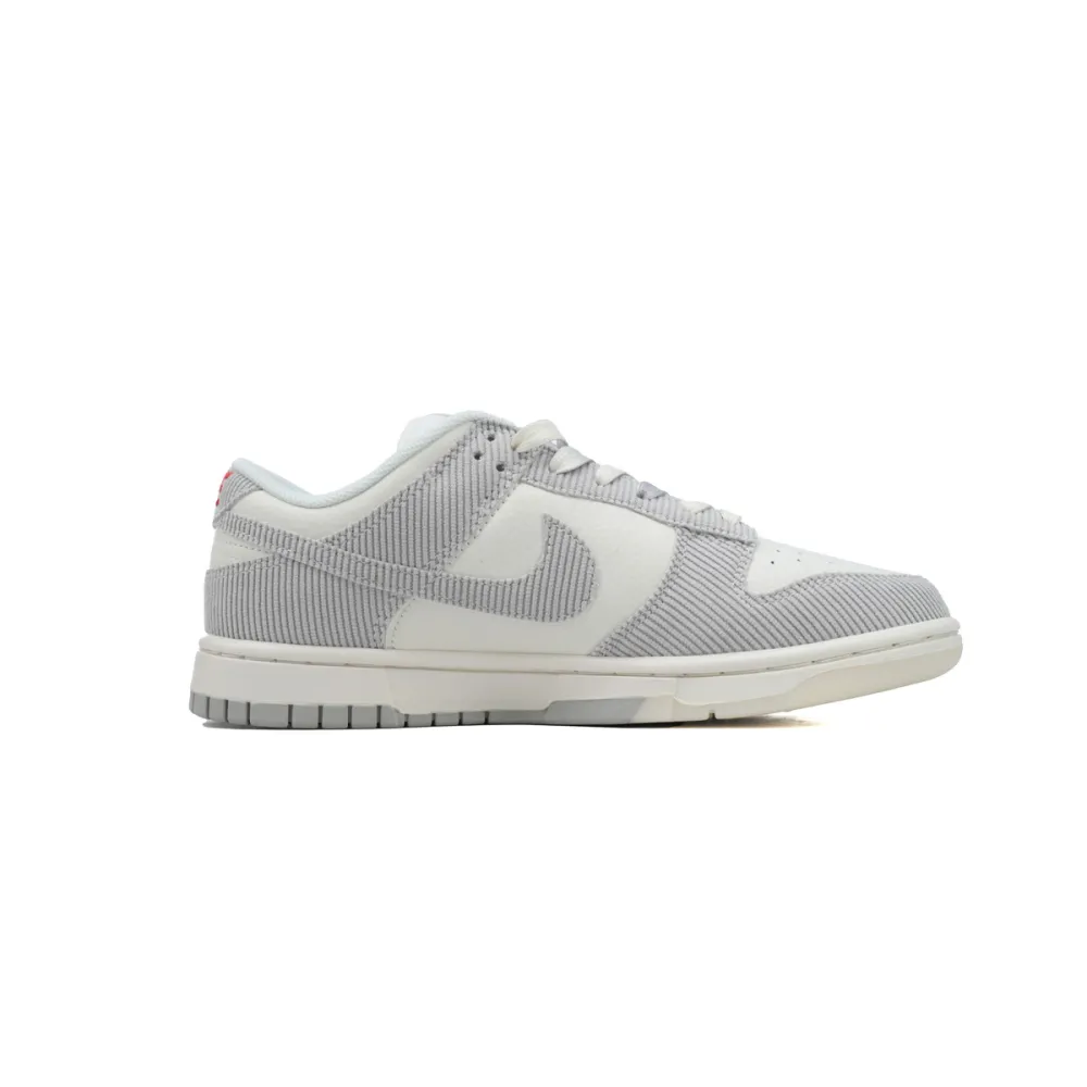 Nike Dunk Low White Core Velvet Hook FC1688-143
