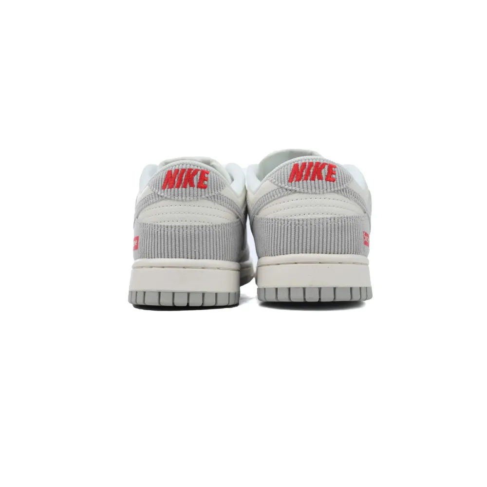 Nike Dunk Low White Core Velvet Hook FC1688-143