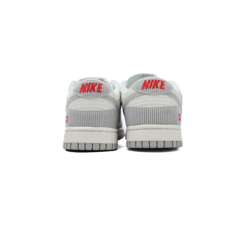 Nike Dunk Low White Core Velvet Hook FC1688-143