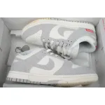 Nike Dunk Low White Core Velvet Hook FC1688-143