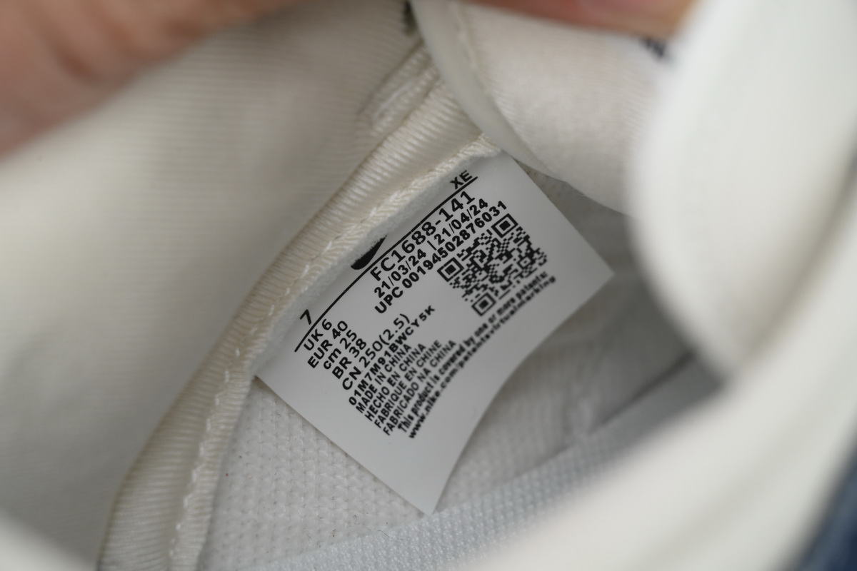 Nike Dunk Low White Cowboy Blue FC1688-141