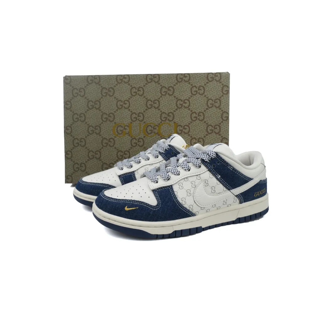 Nike Dunk Low White Cowboy Blue FC1688-141