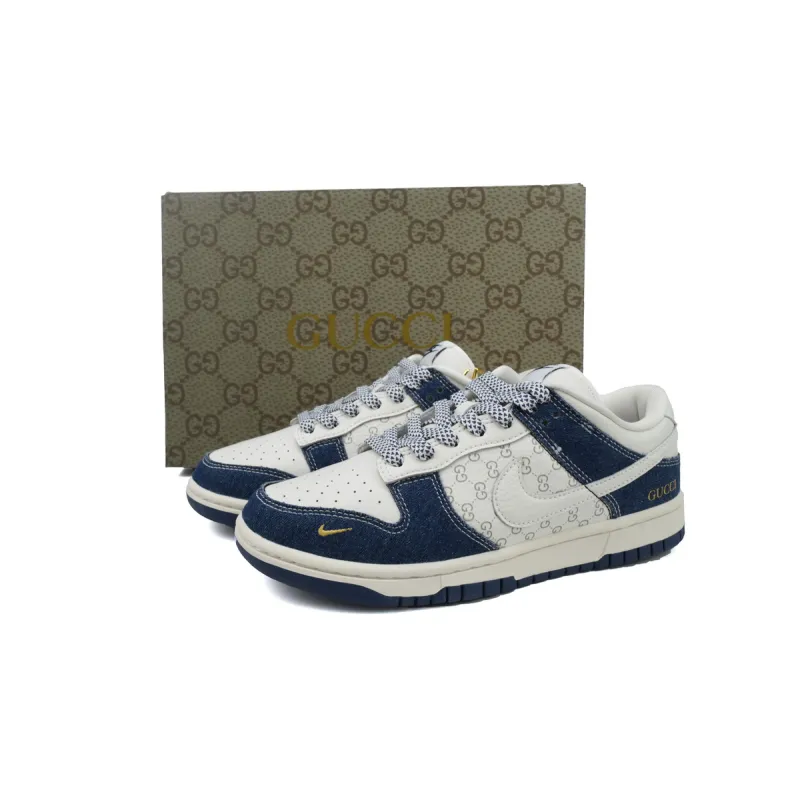 Nike Dunk Low White Cowboy Blue FC1688-141