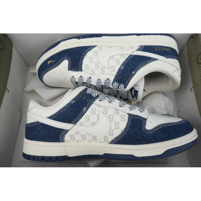 Nike Dunk Low White Cowboy Blue FC1688-141