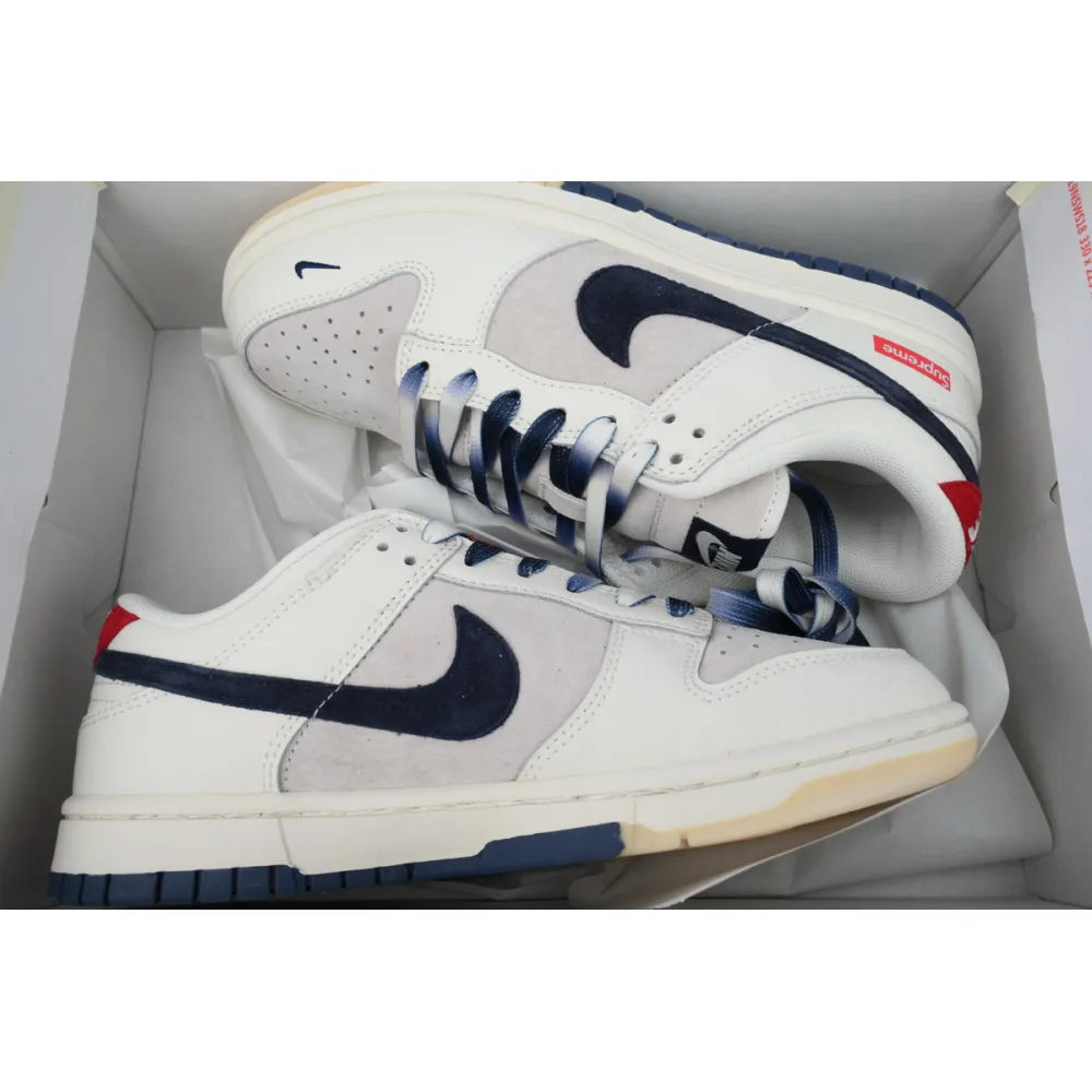 Nike Dunk Low White Gray Blue Hook FC1688-142