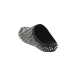 Marni Calfskin Fussbett Sabot Black Leather With Rhinestones SBMR000600P639400N99