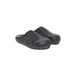 Marni Calfskin Fussbett Sabot Black Leather With Rhinestones SBMR000600P639400N99