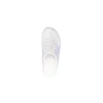 Marni Calfskin Fussbett Sabot White Leather With Rhinestones SBMS004601P639400W01