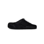 Marni Long-Hair Calfskin Fussbett Sabot Black SBMR000600P412200N99