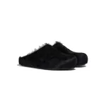 Marni Long-Hair Calfskin Fussbett Sabot Black SBMR000600P412200N99
